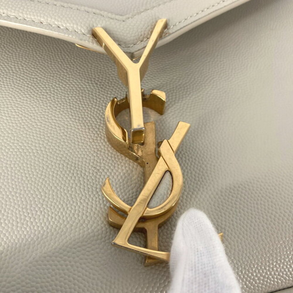 Saint Laurent White Bag leather Shoulder Ivory - Picture 6 of 10